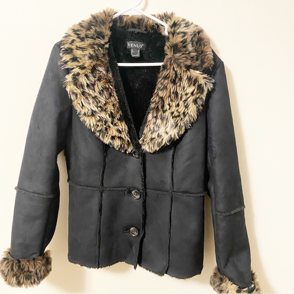 Venus Faux Leather coat
